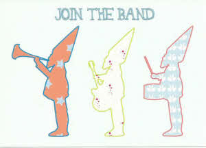 kaart blij join the band